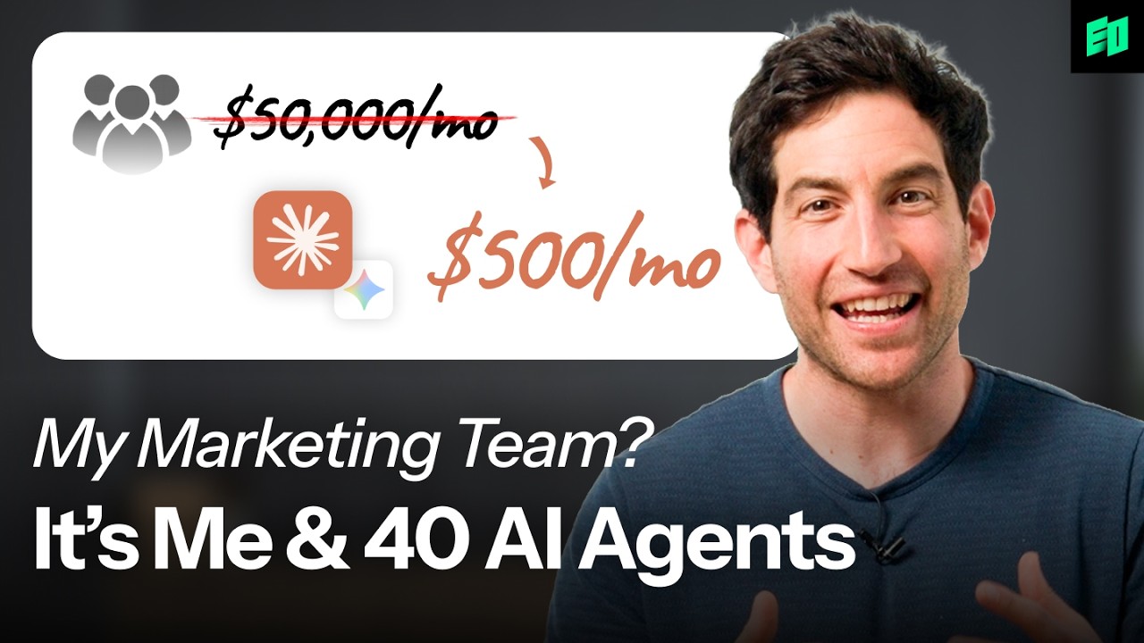 AI is way Underhyped. He Runs His Entire Marketing Team with 40 AI Agents | Relay.app, Jacob Bank episode