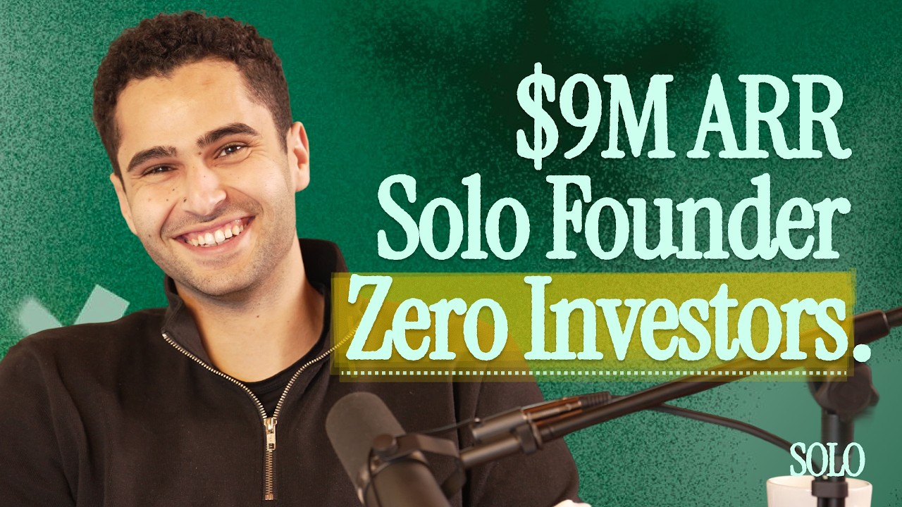 He Skipped Investors, Skipped the Co-Founder, and Built $9M/yr AI Company | Yasser Elsaid, Chatbase episode