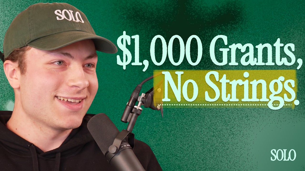 How To Get $1,000 For Your Project, No Strings Attached | Solo Grants episode
