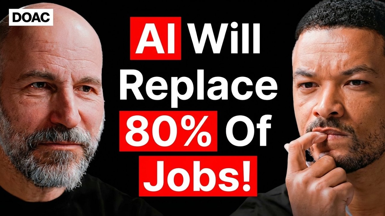 Uber CEO: I Have To Be Honest, AI Will Replace 9.4 Million Jobs At Uber! - Dara Khosrowshahi episode