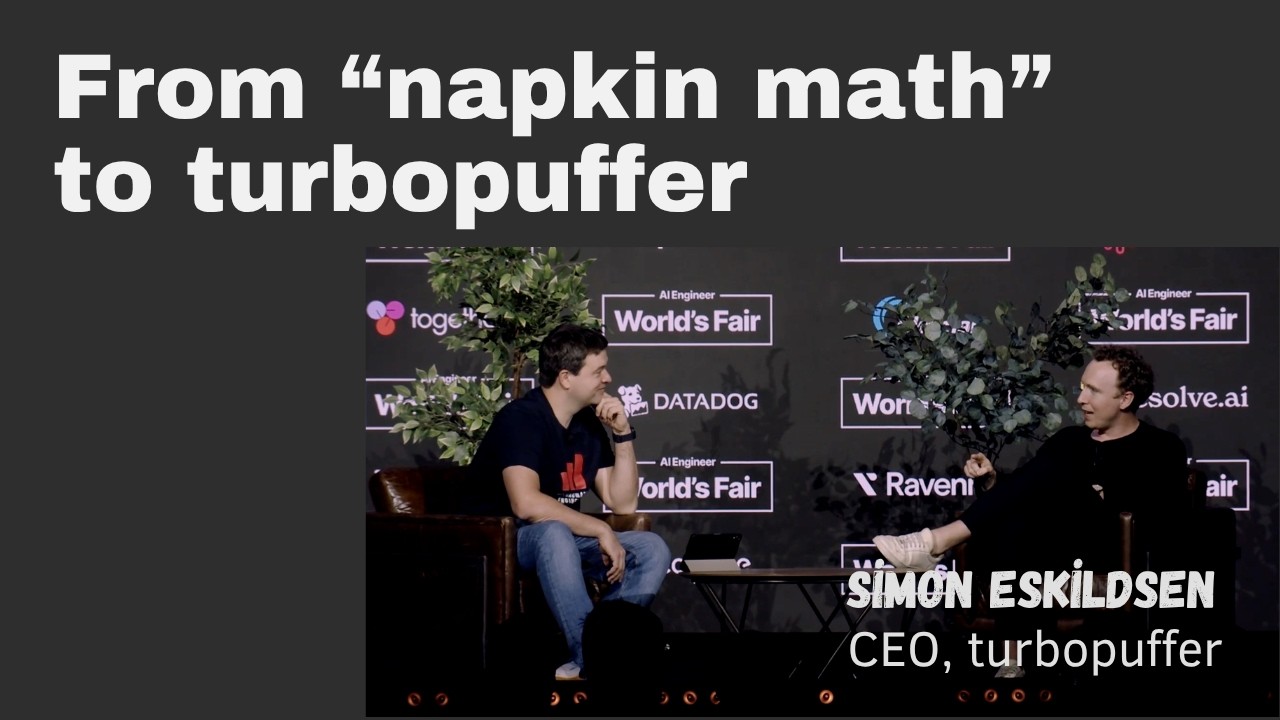 From "napkin math" to turbopuffer episode