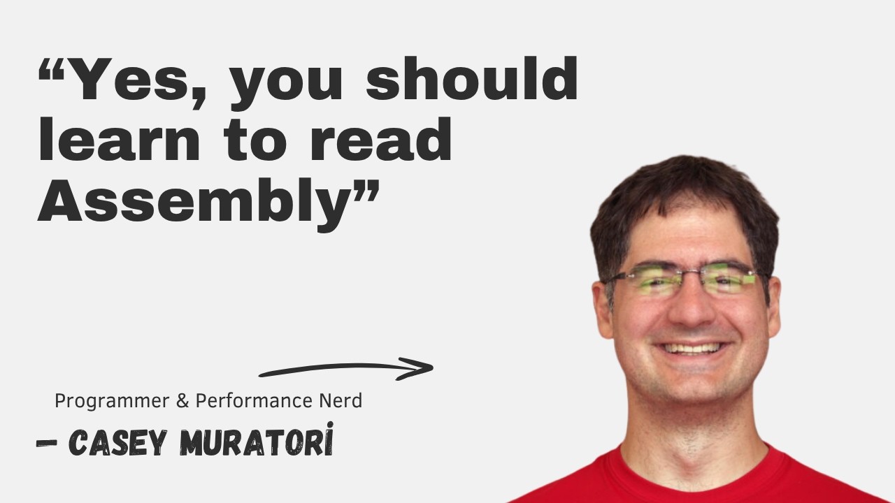 Why performant code matters (but gets widely ignored), with Casey Muratori